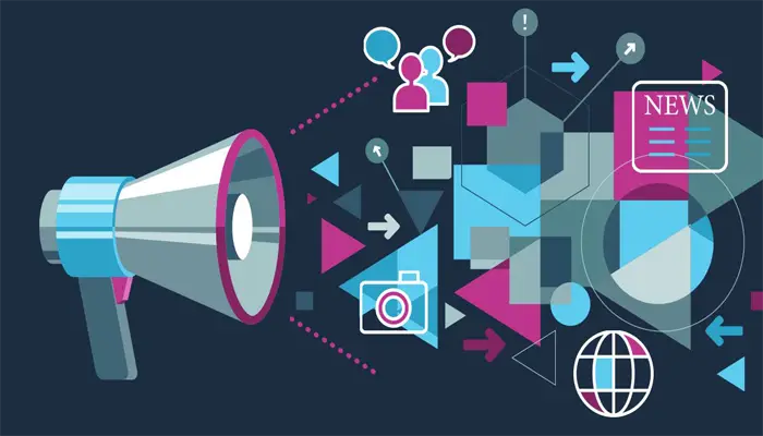 تصویر گرافیکی انواع تبلیغات