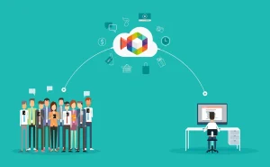 کاربری که با استفاده از روبیکا تبلیغات خود را به مخاطبان می رساند.